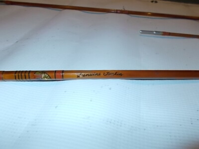 Vtg Montague Split Bamboo Fly ＆Lure Rod Antique Montague Split