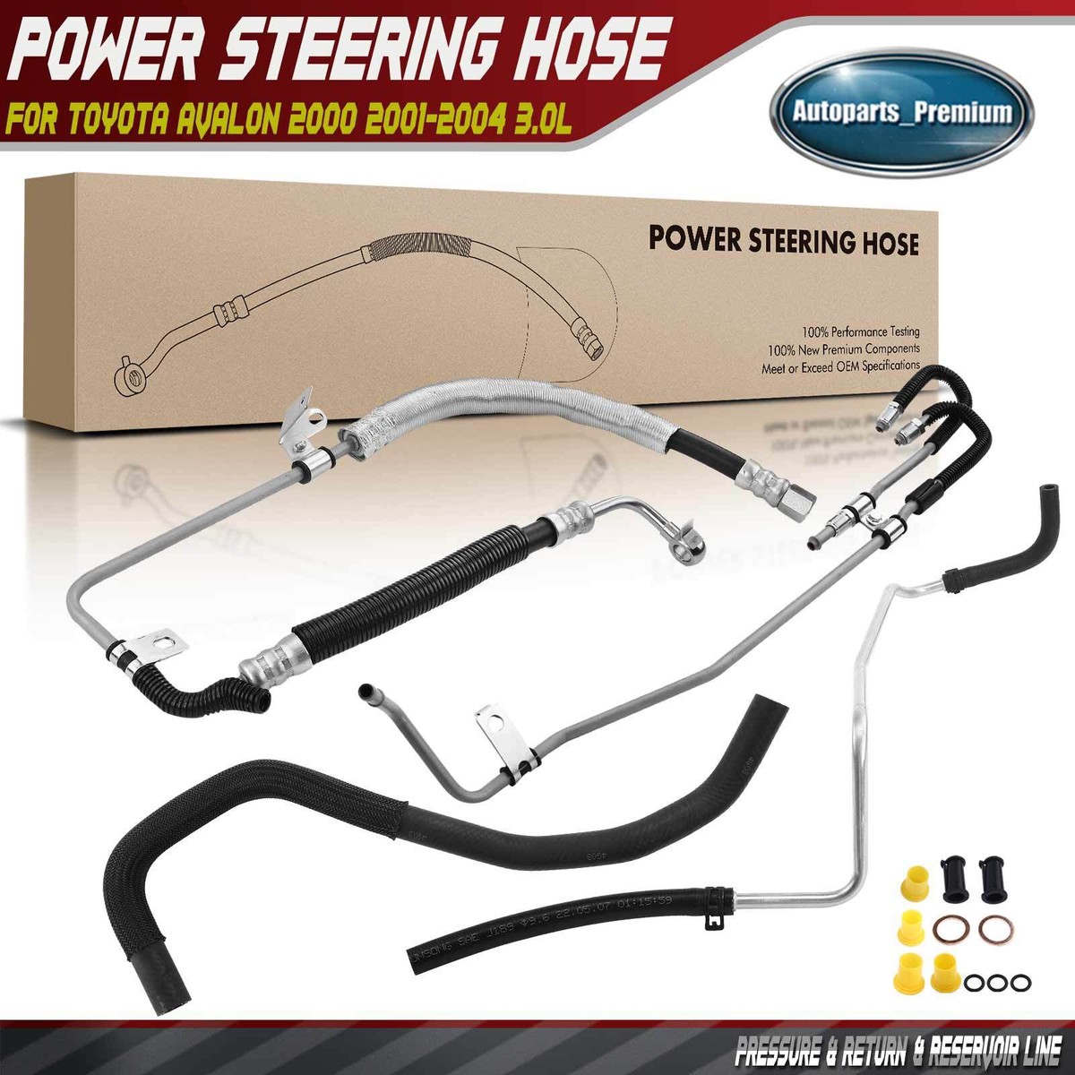 Power Steering Pressure Reservoir Return Hose Assy for Toyota