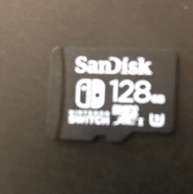 SanDisk Nintendo Switch 128 GB Micro SD XC Card Flash Storage
