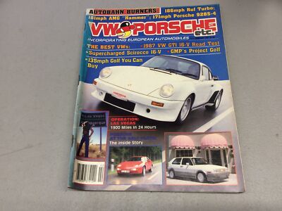 VW & Porsche Magazine February 1987 Volume 18 Number 1 | eBay