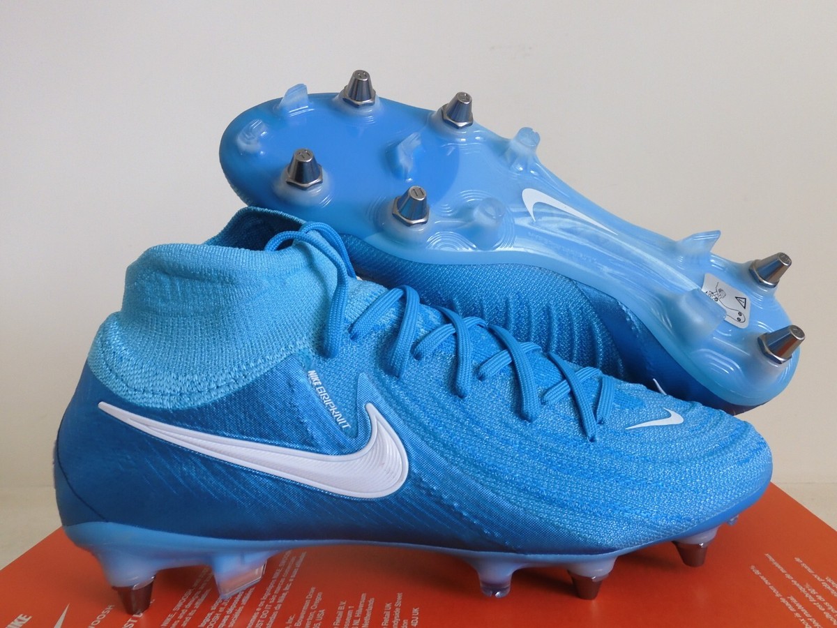 Nike Phantom Luna II 2 Elite Fg P Promo Blue Fury-White Mens sz 8