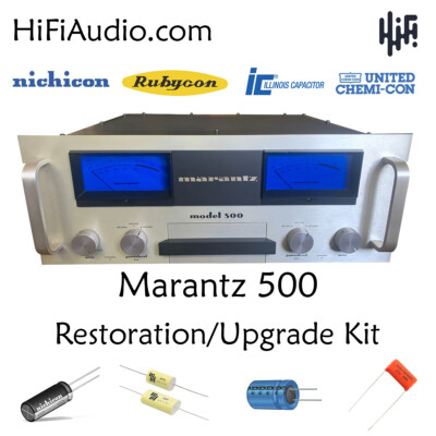 Marantz model 500 amp amplifier rebuild restoration recap upgrade