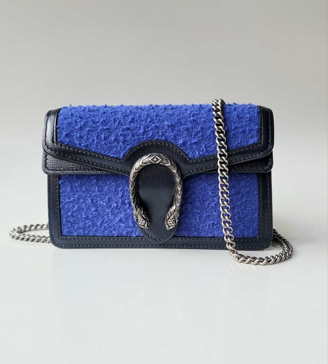 GUCCI ボディバッグ ネイビー レザー GUCCI ボディバッグ ネイビー レザー