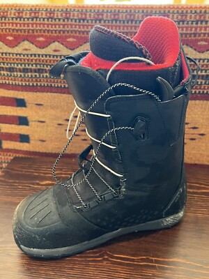 Burton ION Speedzone Black Red Snowboard Boots Men's 8 | eBay