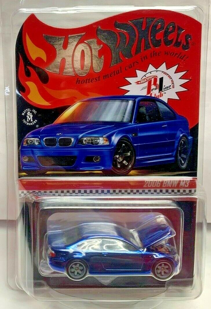 Hot Wheels 2022 Red Line Club Car RLC Otto Blue 2006 BMW M3 #'d