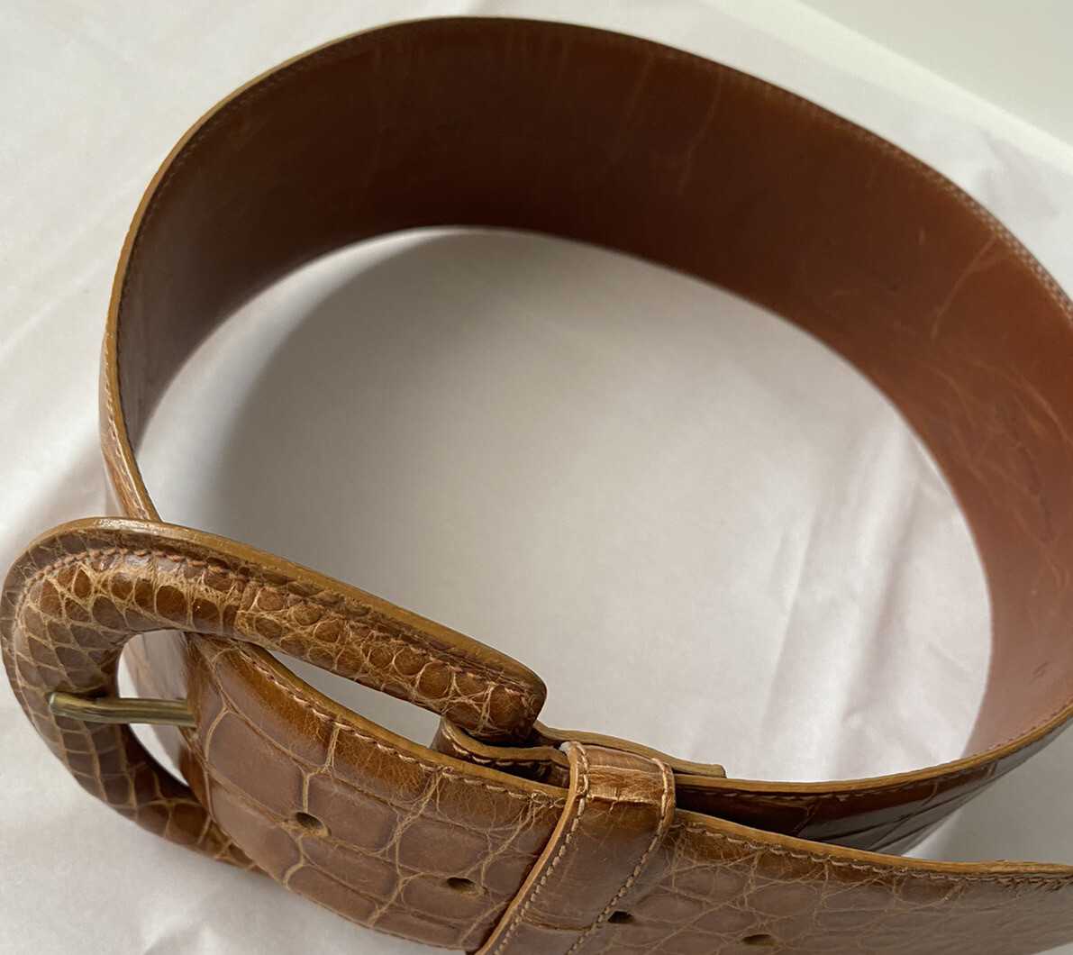 Ralph Lauren womens belts Genuine American Alligator. | eBay