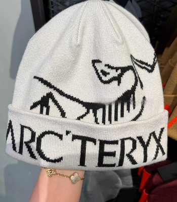 Arc'teryx Bird Head Toque Beanie Orca White Unisex Wool Knit