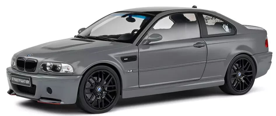 1/18 BMW E46 M3 Coupe 2000 Streetfighter Nardo Grey Diecast by