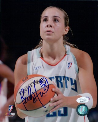Becky Hammon New York Liberty Signed 8x10 Glossy Photo JSA