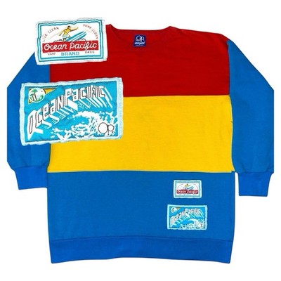 Vintage Ocean Pacific OP Sweatshirt 80s 90s Surf Adult M/L 22x25