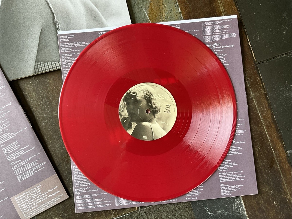 Taylor Swift – Folklore [2020, 2 X Red Vinyl] EUC 602435092874| eBay