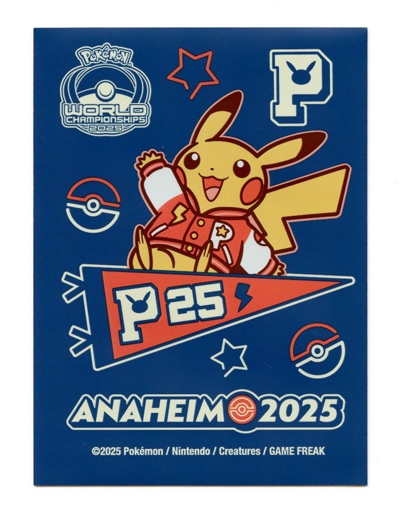 2025 Anaheim Bundle Individual Card Sleeves Pokemon World