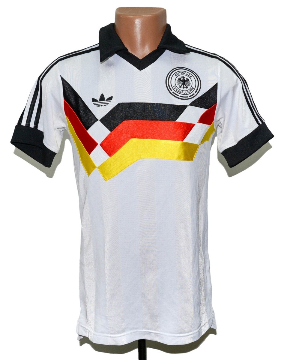 GERMANY 1990/1992 FOOTBALL POLO SHIRT ADIDAS ORIGINALS SIZE XS