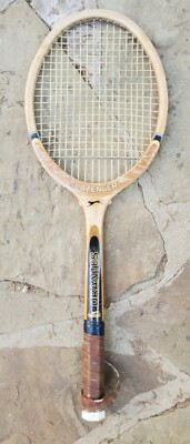 VINTAGE wooden SLAZENGER TENNIS RACQUET 4 5/8 SIGNATURE 1733