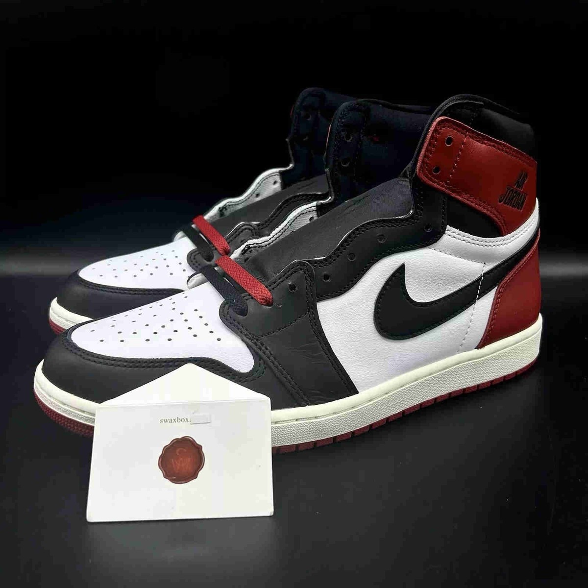 Size 9.5 - Air Jordan 1 Retro OG High Black Toe Reimagined for