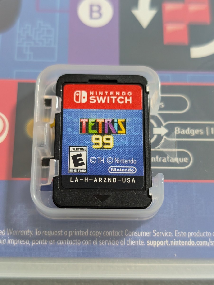 Tetris 99 (Nintendo Switch Game) Case & Cartridge -- No Code | eBay