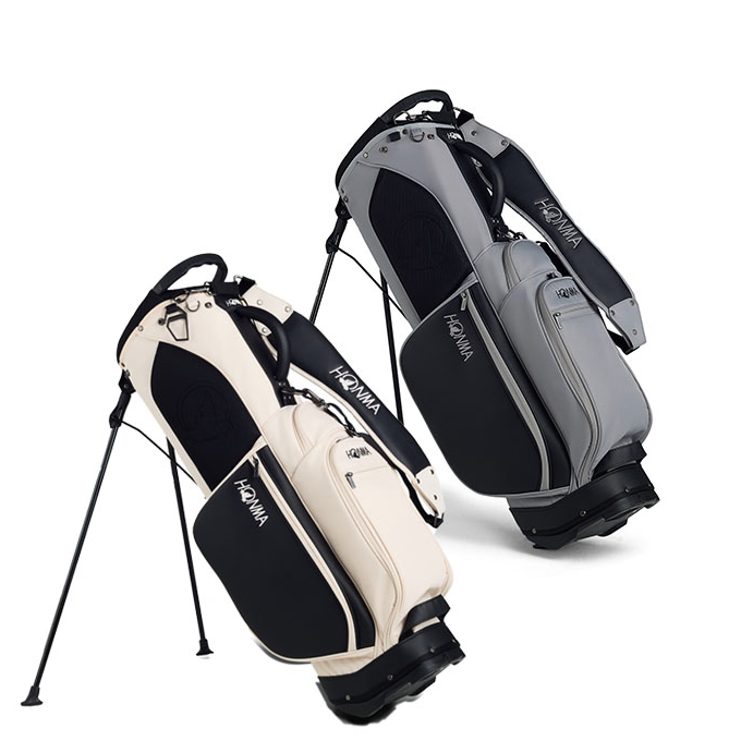 良品 HONMA ホンマ キャディバッグ 8.5型 5分割 エナメル カート式