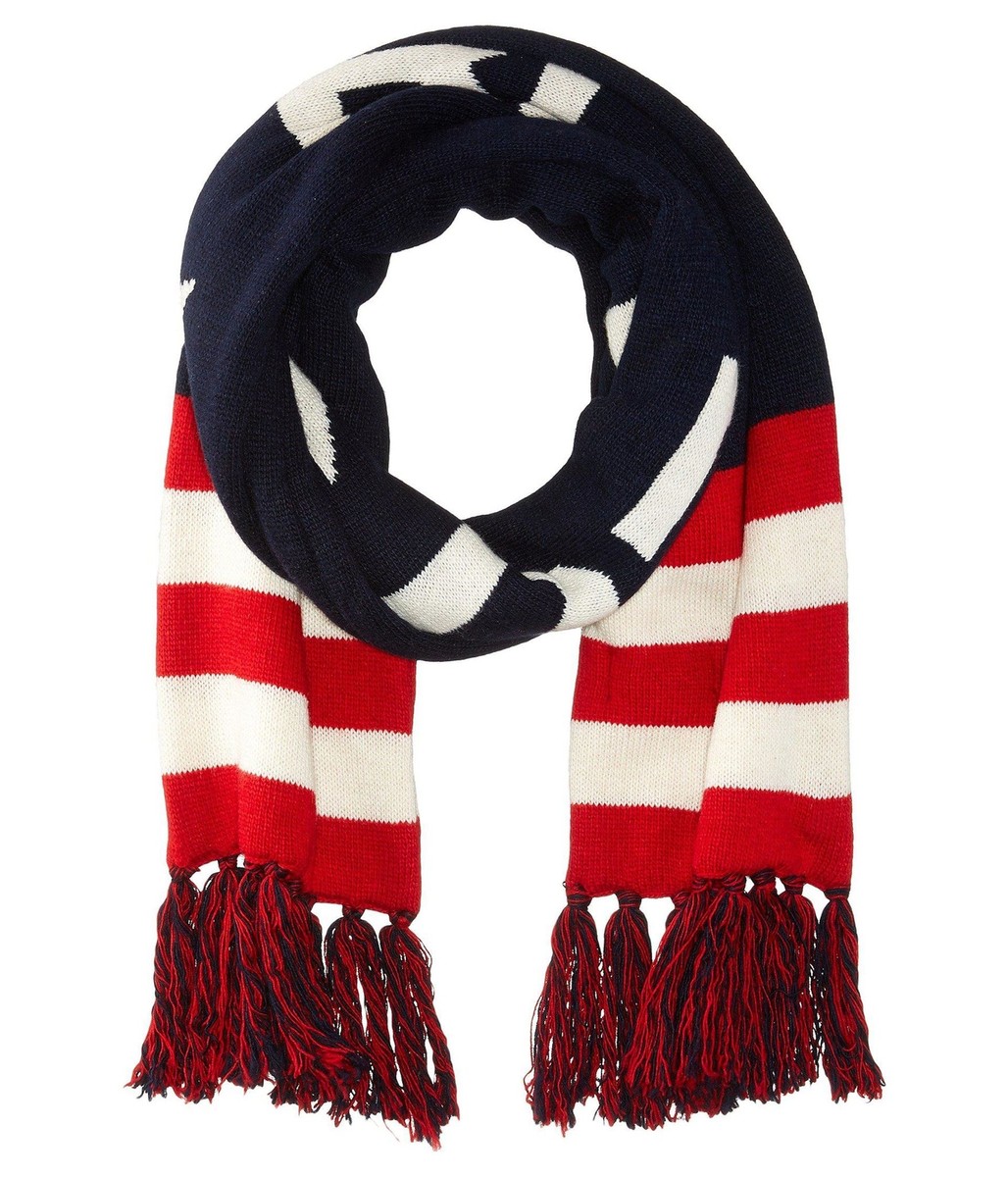 PE0017-411] Mens Polo Ralph Lauren 1967 Olympics USA Stadium Scarf