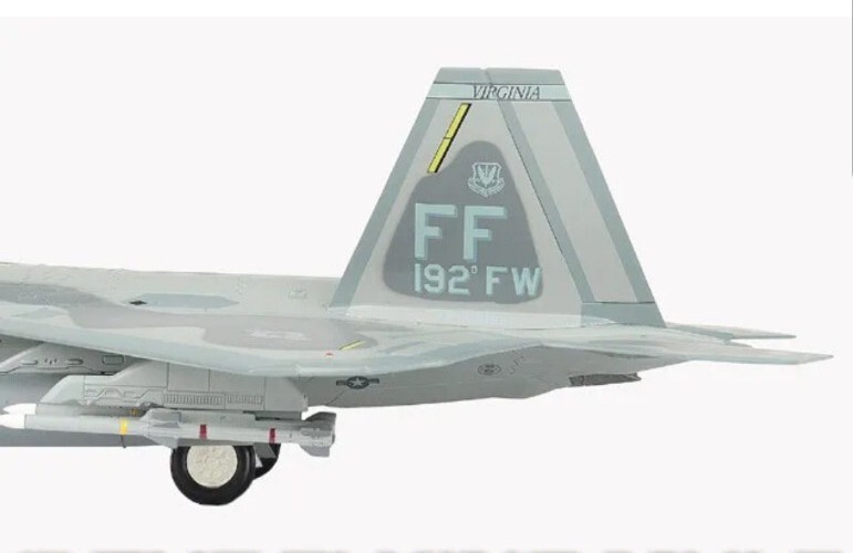 NEW HOBBY MASTER 1:72 scale LOCKHEED F-22 RAPTOR, 192nd FW
