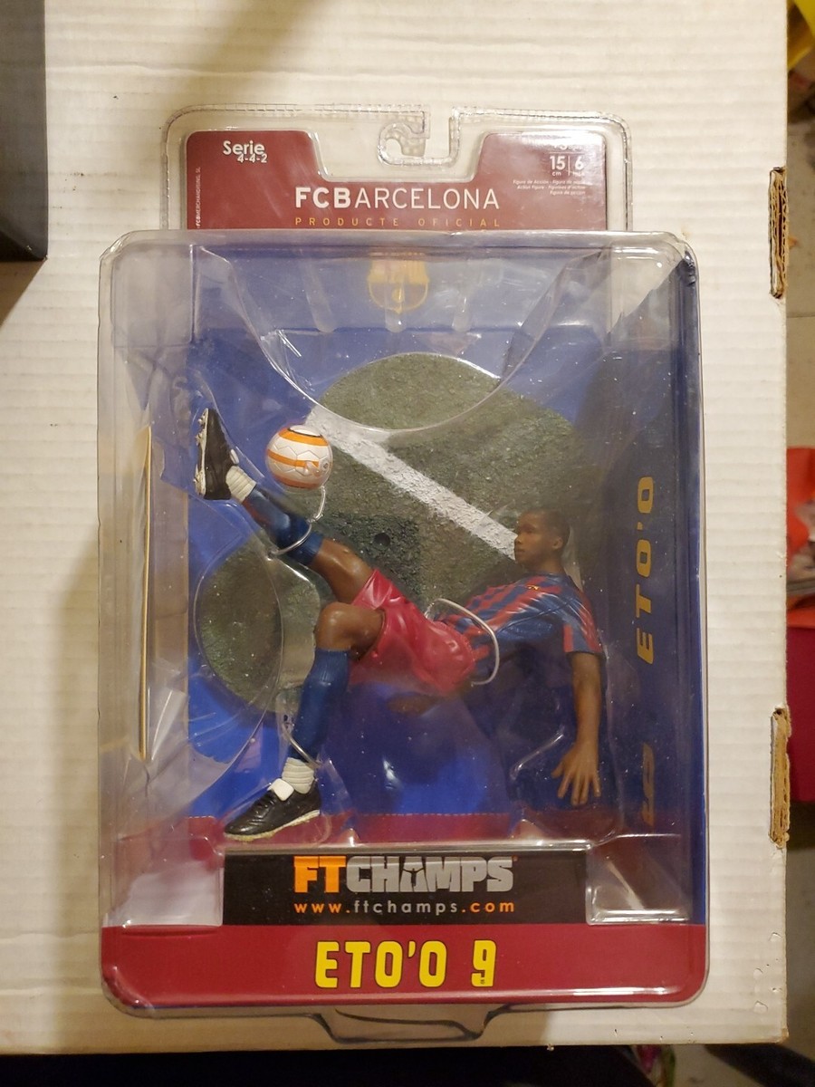 Samuel Eto'o Barcelona FT Champs edition action figure New | eBay