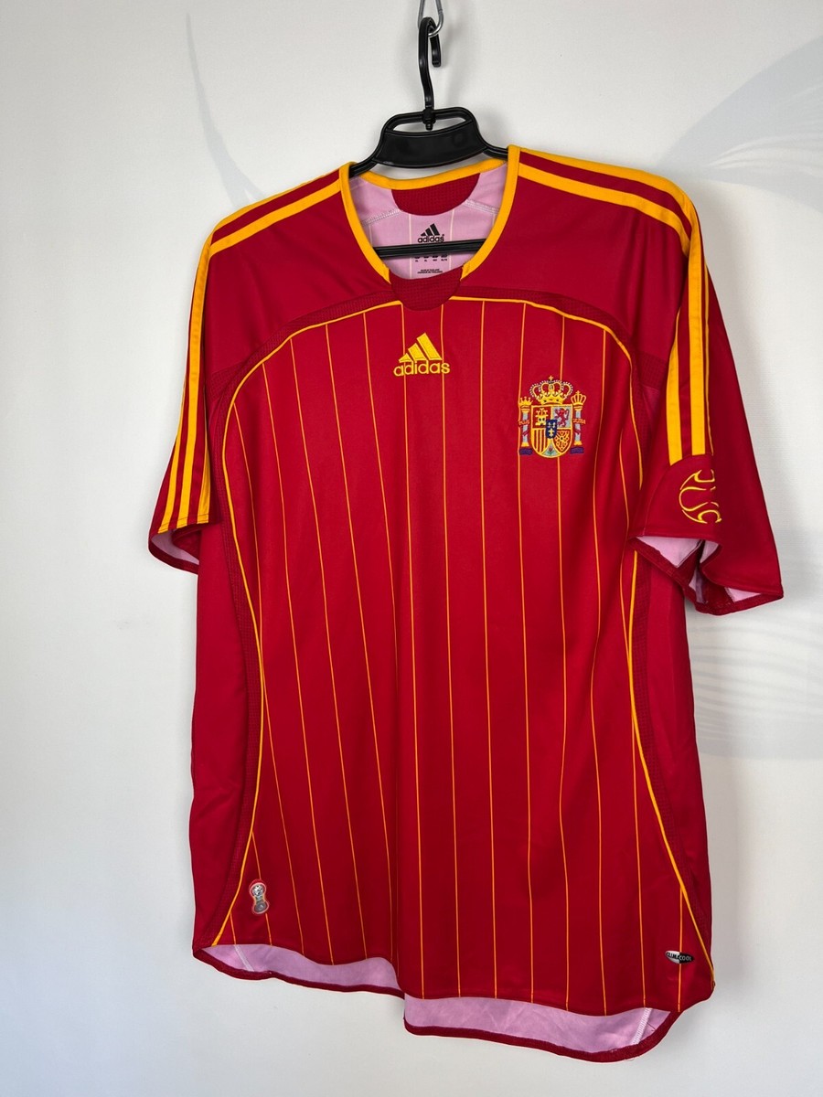 Adidas Spain 2006-2008 Home Jersey Football Sz XL | eBay