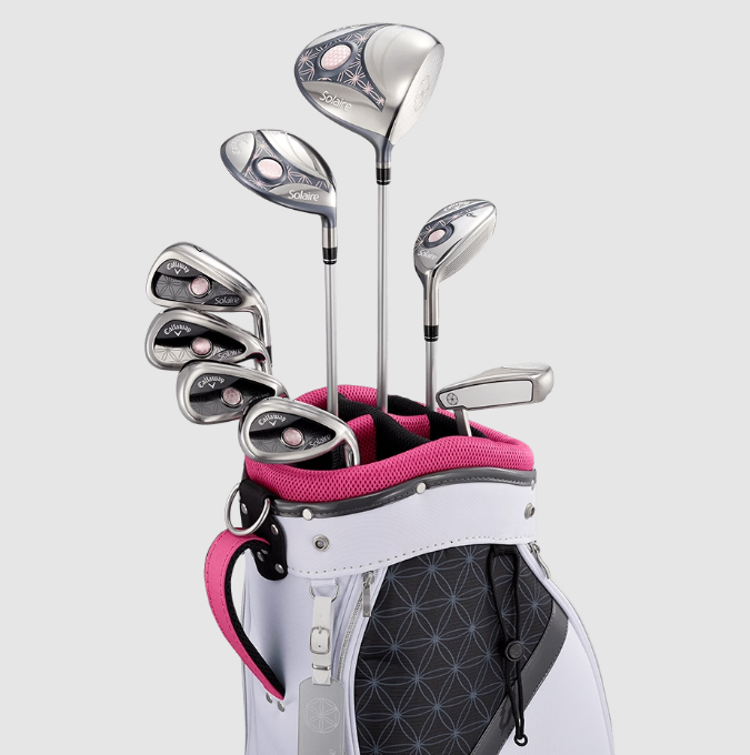 CALLAWAY SOLAIRE ladies 8 Club Set w/ Caddy Bag 2018 Pink CBP | eBay