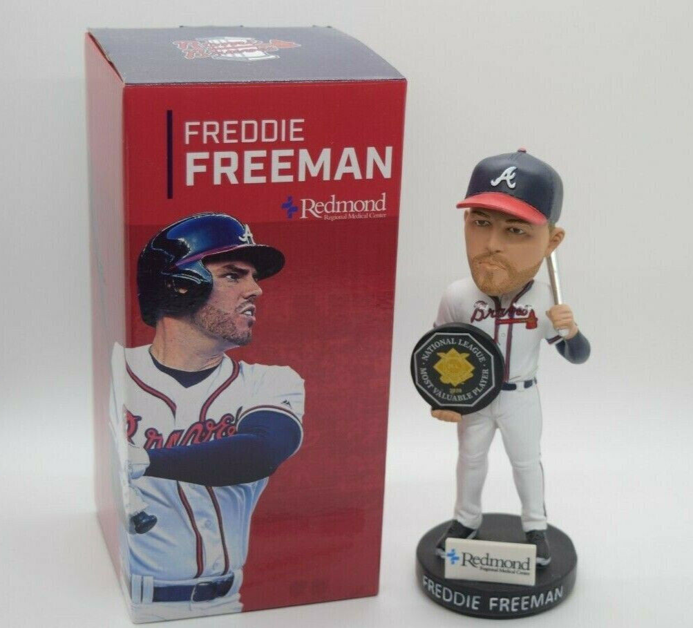 Rome Braves Freddie Freeman MVFree Bobblehead Redmond Atlanta SGA