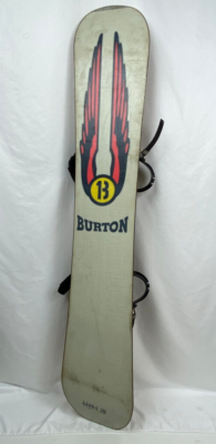 Vintage Burton Air Asym 6.3 163 Snowboard B13 Bindings M/L