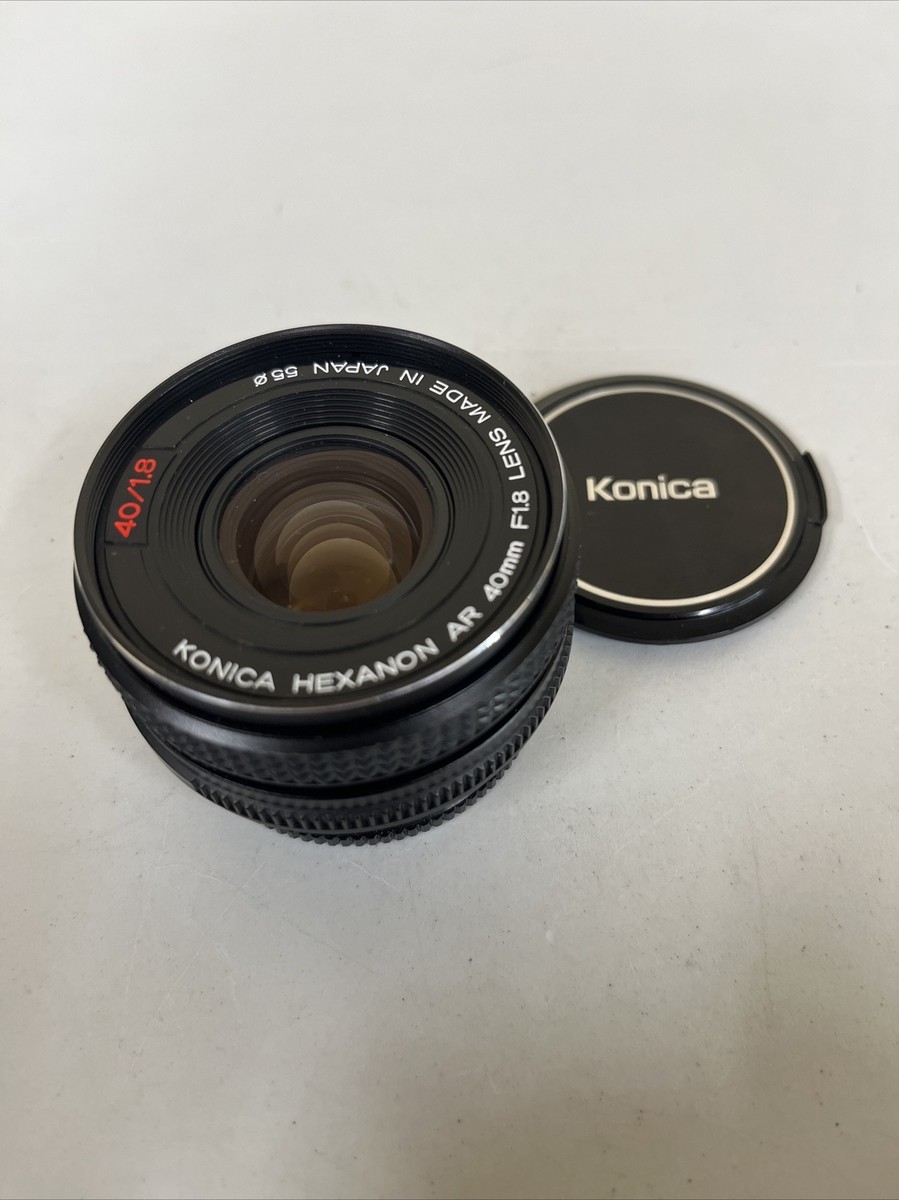 Konica Hexanon AR 40mm F1.8 MF Standard Prime Lens EXCELLENT
