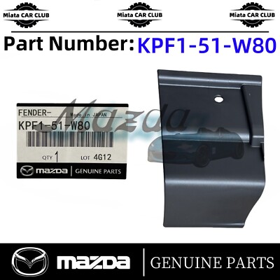 NEW OEM 2022-2025 Mazda CX-5 Left Fender Lower Molding Trim Matte