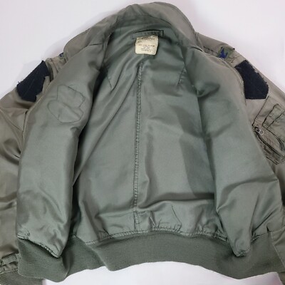 VTG 80s Alpha Industries Military Summer Flyers Jacket CWU-36/p L