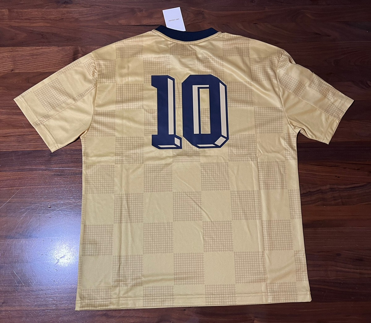 Aime Leon Dore Team Soccer Jersey in Dried Moss (Yellow) SS23