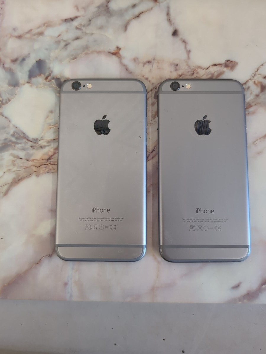 2x Apple iPhone 6 - 16 GB - Space Gray (Sprint) A1586 | eBay