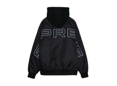 Supreme Hooded Stadium Jacket Black | eBay