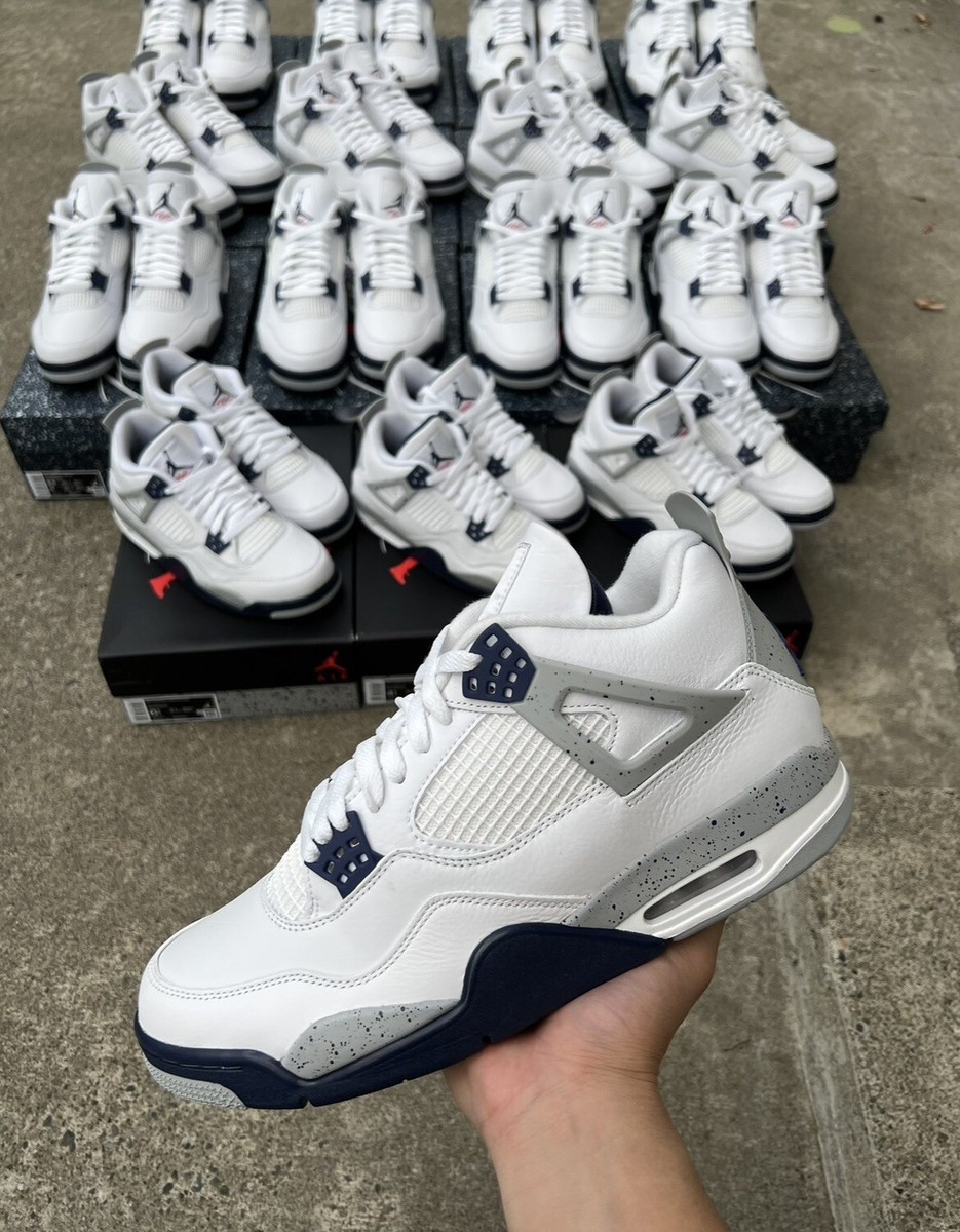 Size 13 - Jordan 4 Retro Midnight Navy | eBay