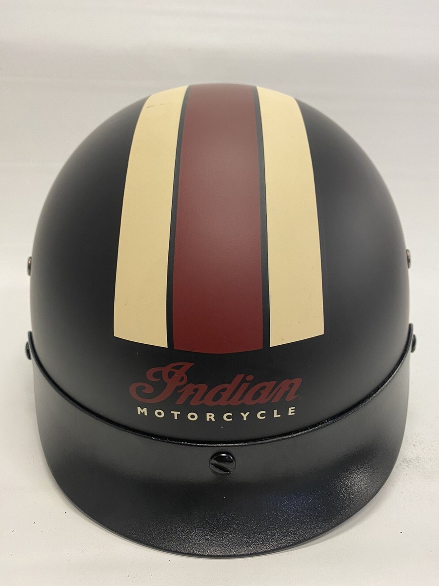 GENUINE INDIAN MOTORCYCLE HALF HELMET W/ DROP DOWN VISOR MATTE