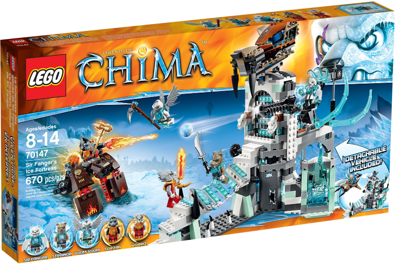 Lego Sir Fangar's Ice Fortress 70147 LEGENDS OF CHIMA Minifigure