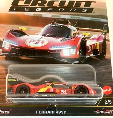 NEW Hot Wheels Premium Car Culture Circuit Legends JBK49 FERRARI