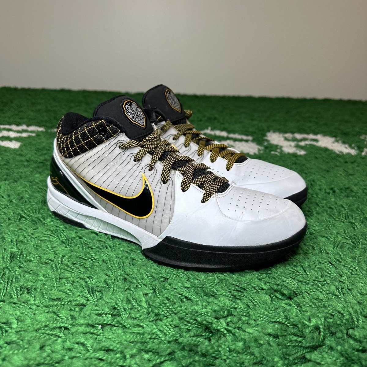 Nike Kobe 4 Protro Del Sol White Black Yellow POP Lakers AV6339
