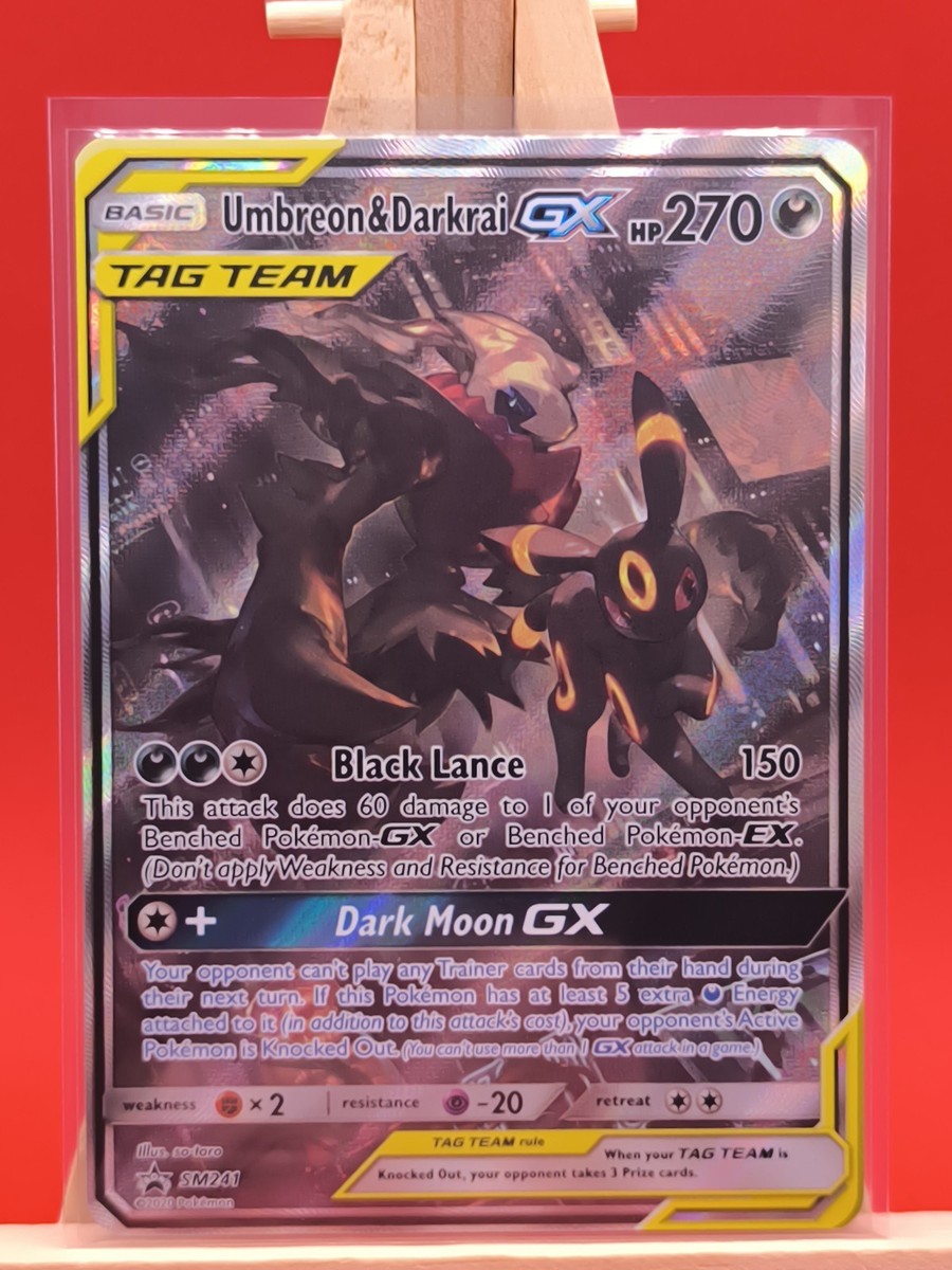 Umbreon & Darkrai GX Tag Team SM241 Alternate Full Art Promo