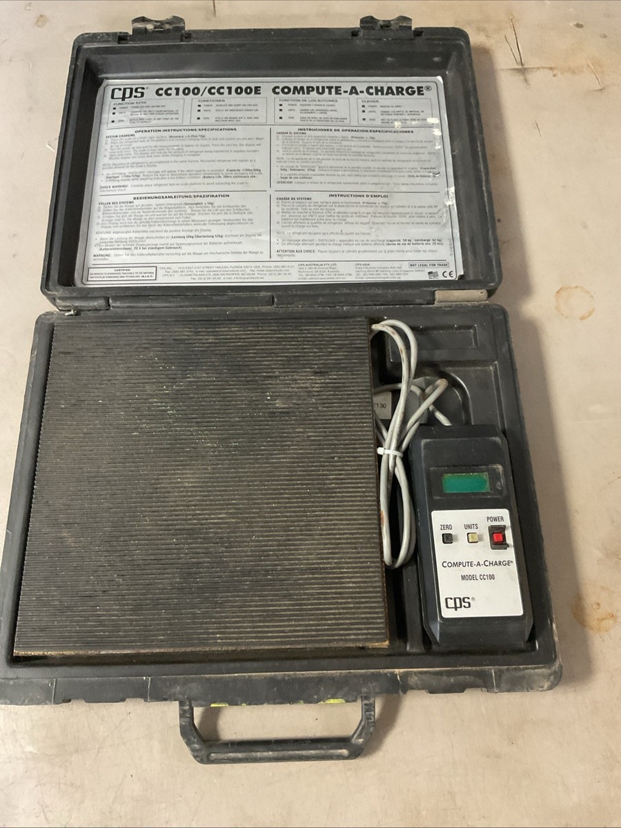 Fully Functional* CPS CC100 CC100E COMPUTE-A-CHARGE HVAC Tool | eBay