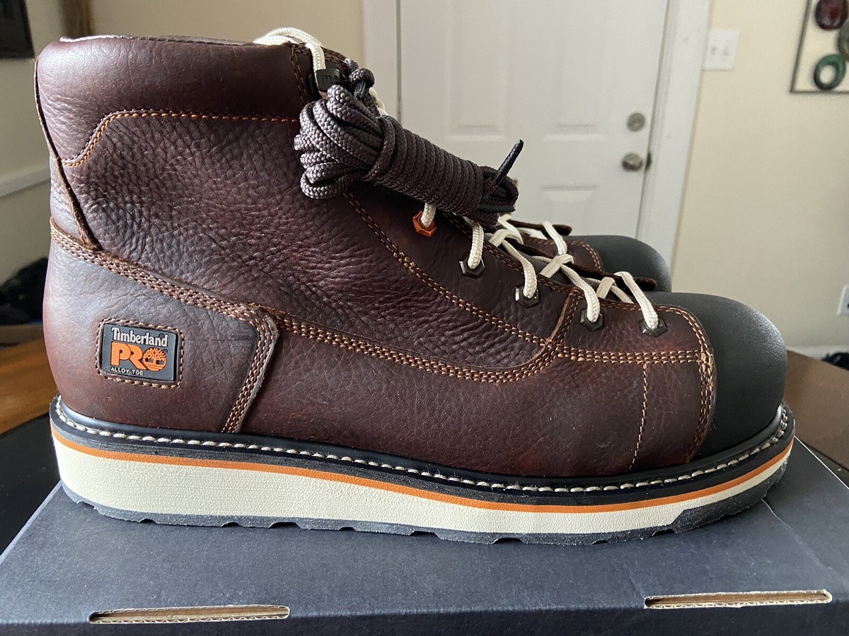 Timberland Pro Gridworks 6” Alloy Safety Toe Boot TB0A1GNL214 Size