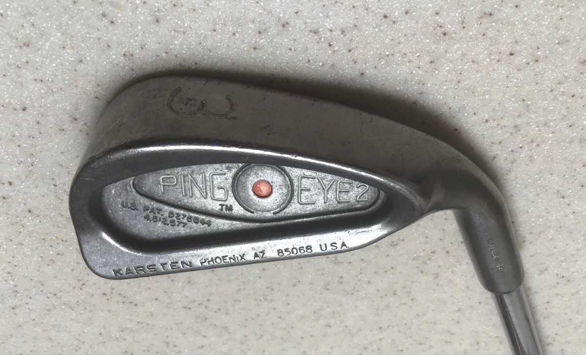 Ping Eye2 Orange Dot 3 Iron Steel Karsten Right Handed 38” | eBay