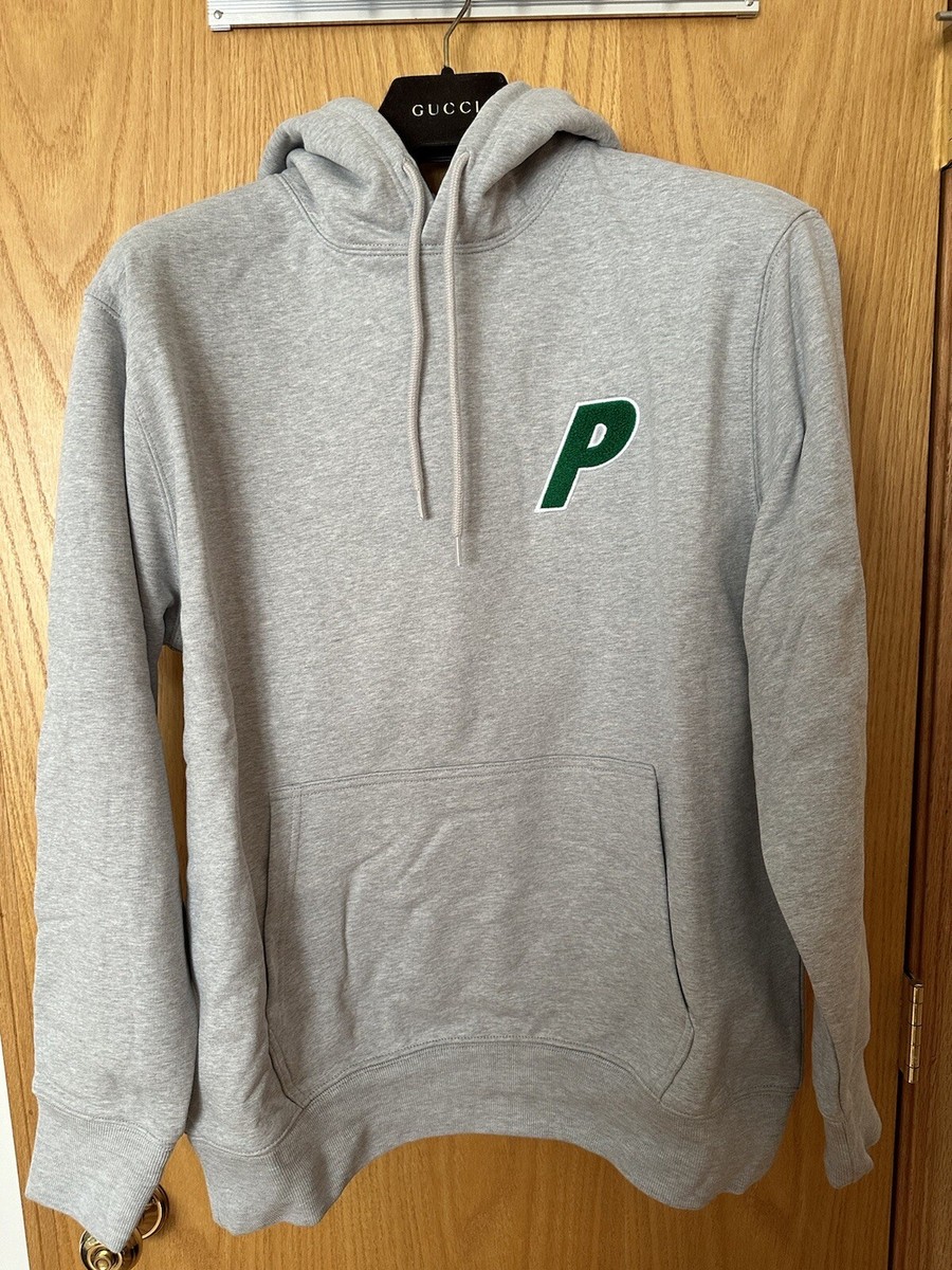PALACE SKATEBOARD TRI-CHENILLE HOOD GREY MARL HOODIE TRIFERG | eBay