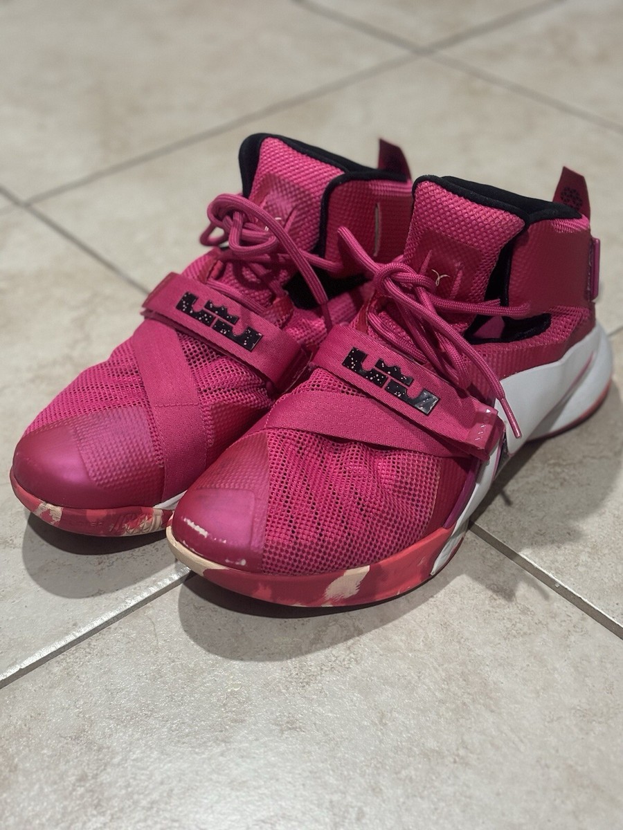 Nike Lebron James IX 9 Zoom Soldier Think Pink Breast Cancer Shoes