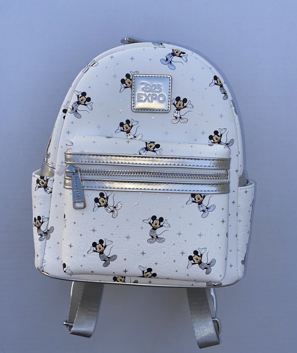 Loungefly Disney D23 Expo Exclusive White Mickey Mouse Mini
