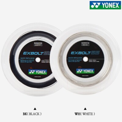 YONEX Exbolt 65 Badminton Racket Racquet String 0.65mm 22gauge