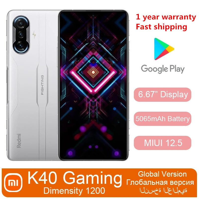 Xiaomi Redmi K40 Gaming Edition 5G 128GB 256GB Global version