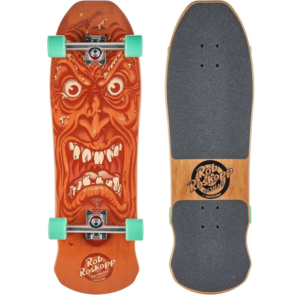 Santa Cruz Skateboard Complete Rob Roskopp Face Old School 9.5
