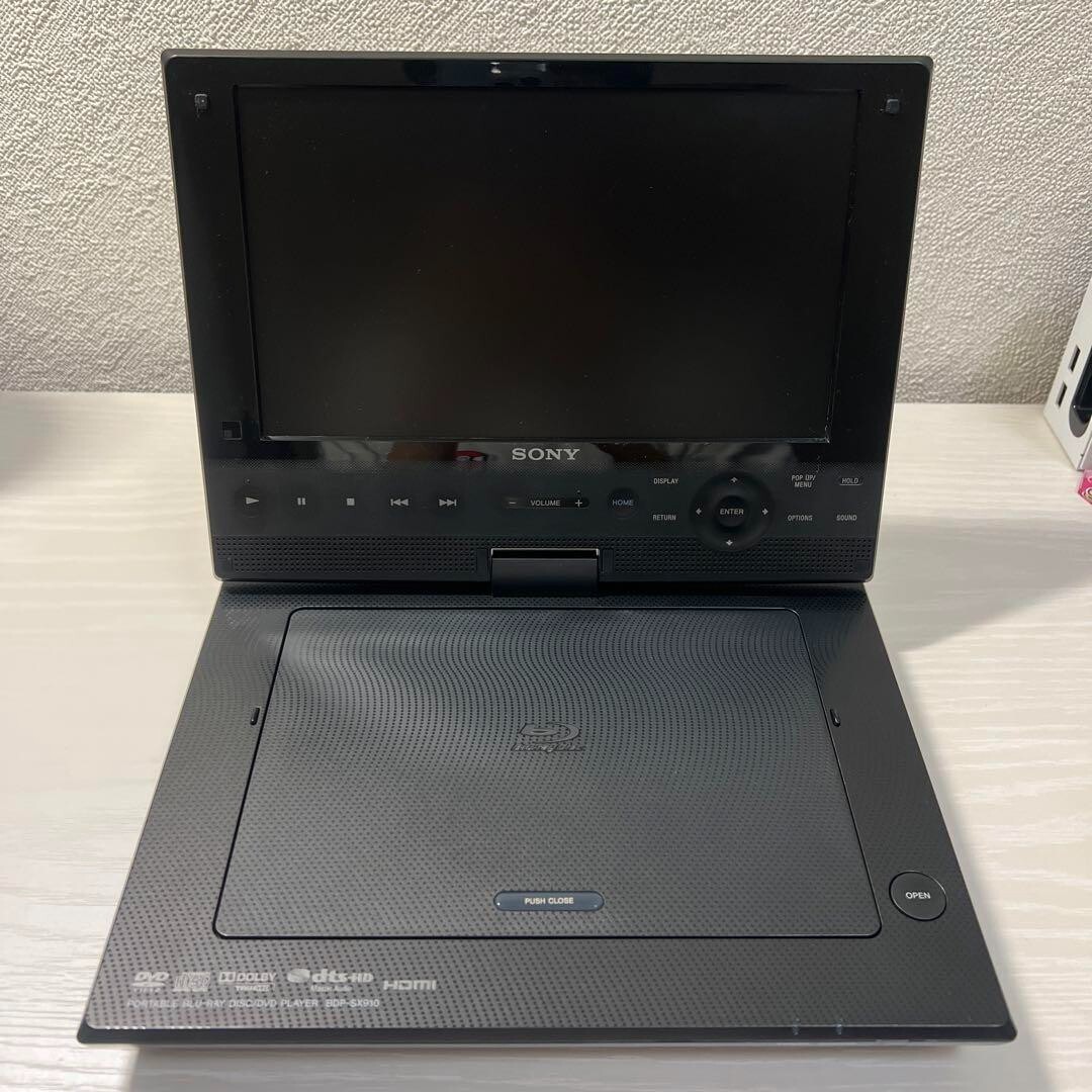 Sony BDP-SX910 Wide Screen Portable Blu-ray Disc DVD Player From